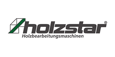 Logo producenta Holzstar. Piły stołowe, strugarki wyrówniarki, szlifierki do krawędzi, odciągi trocin i wiórów.