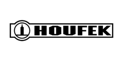 Logo producenta HOUFEK. Szlifierki szerokotaśmowe, szlifierki taśmowe, szczotkarki,