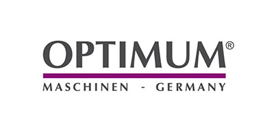 Logo producenta OPTIMUM. Tokarki Optimum. Tokarka z cyfrowym wyświetlaczem.