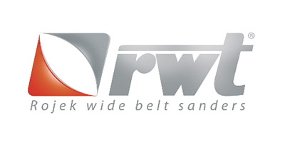 Logo producenta RWT. Szlifierki szerokotaśmowe RWT.
