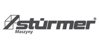 Logo producenta maszyn stolarskich Sturmer. Maszyny stolarskie