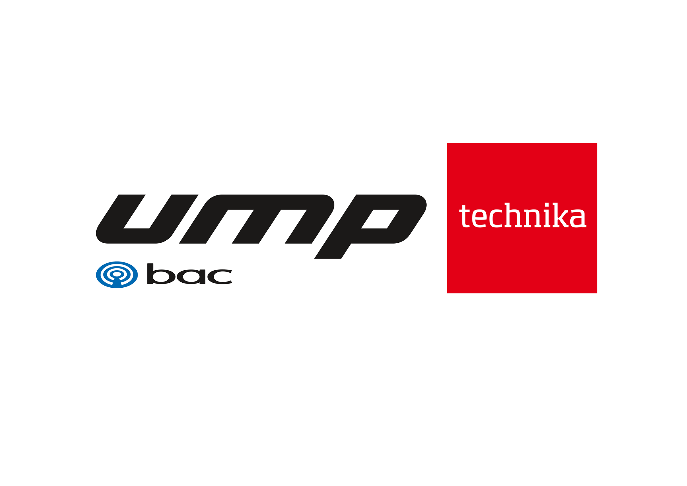 Logo producenta UMP Technika. Producent brykieciarek
