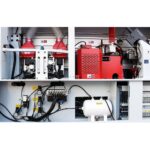 Okleiniarka krawędziowa ze wstępnym frezowaniem, zarabianiem naroży OPTIMAT LOGICA 7, cyklina promieniowa, cyklina płaska (klejowa), system natryskowy, polerka - obrazek 8