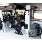 Okleiniarka krawędziowa ze wstępnym frezowaniem, zarabianiem naroży OPTIMAT LOGICA 7, cyklina promieniowa, cyklina płaska (klejowa), system natryskowy, polerka - obrazek 9